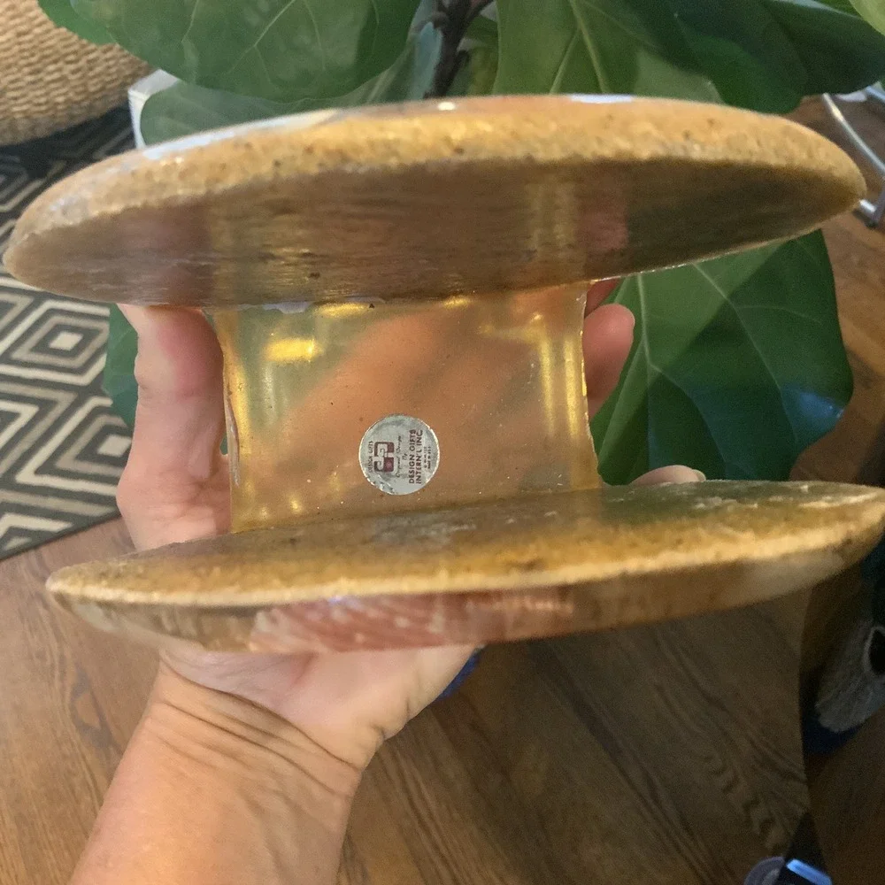 Vintage 1960's-70's Lucite Acrylic Nautical Beach Napkin‎ Mail Holder Seashells